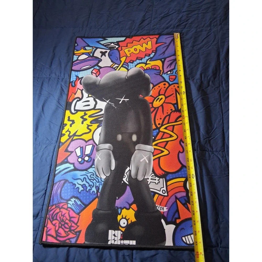 Kaws Non Slip Carpet Doormat Rug Plush‎